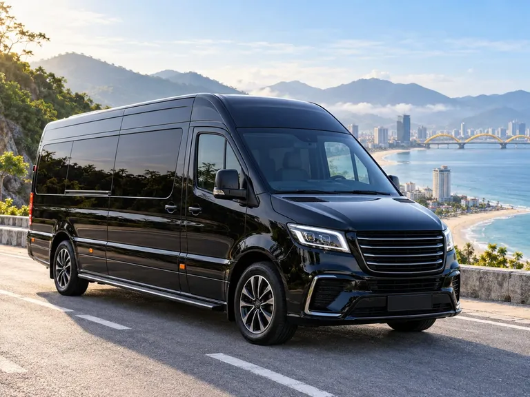 9-seat limousine van